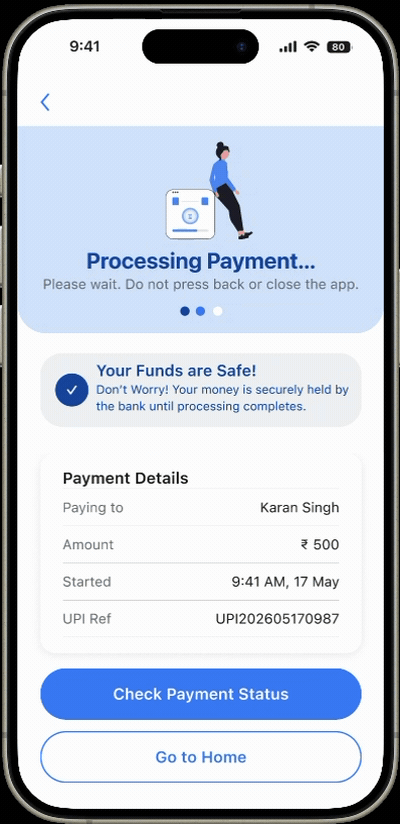 Google Pay processing payment
