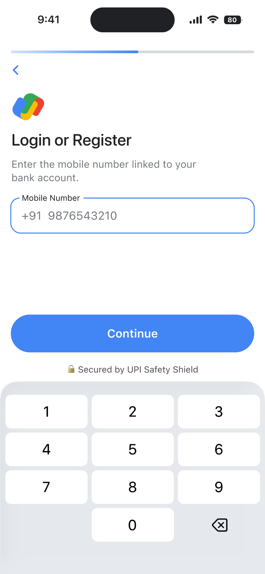 Setting up with confidence - Phone Verification - Filled